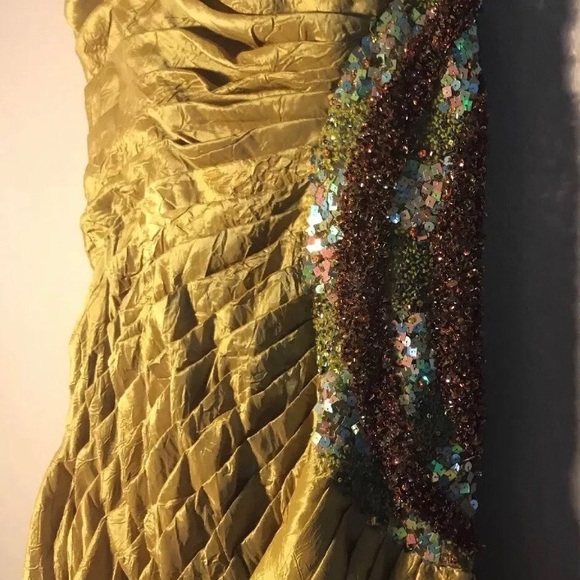 Bicici Gold Formal Evening Dress Size XXL - Picture 5 of 8